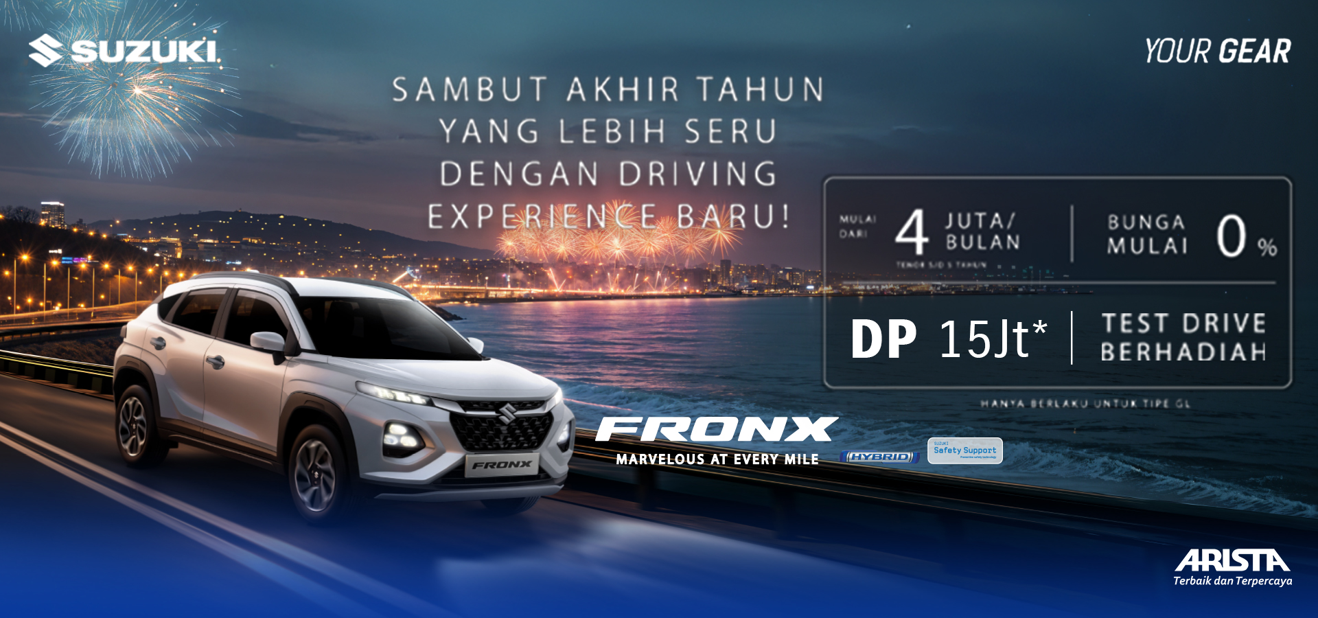 Iklan Suzuki Fronx Desember 2025 Website