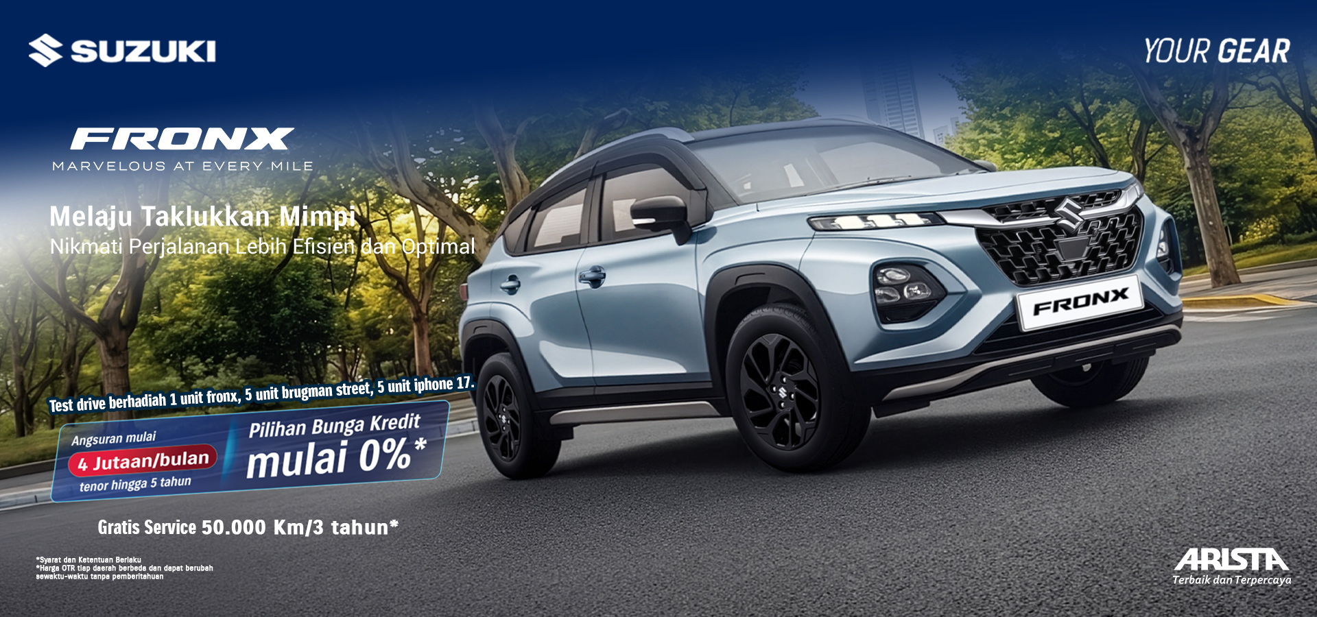 Iklan Suzuki Medan Mei 2026 Website Fronx